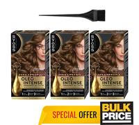 Syoss Oleo 6-80 crème de couleur de cheveux blond noisette style salon profes...