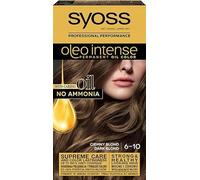 Syoss Oleo Intense coloration cheveux permanente à l'huile teinte 6-10 Dark Blond 1 pcs