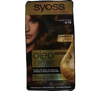 Syoss Oleo Intense Lot de 3 colorants capillaires en cuivre chaud 6-76 (3 x 115 ml)
