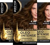 Syoss Colorant pour cheveux Oleo Intense Brun doré 4-60 3 x 115 ml