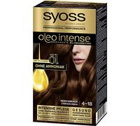 Syoss Oleo Intense Coloration permanente – Huile nourrissante sans ammoniaque – Moka 3x115 ml