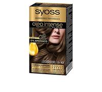Syoss Oleo Intense - Ton 5-10 Châtain clair - Coloration permanente sans ammoniac - Résultats de coiffure - Couverture professionnelle des cheveux