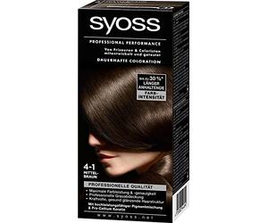Syoss Professional Performance Lot de 5 colorations 4-1 Marron moyen