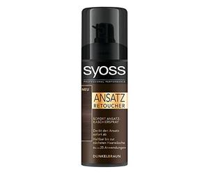 Syoss Retouche racines - Spray à utilisation immédiate - Marron foncé