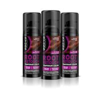 SYOSS Root Retouch Lot de 3 sprays de retouche racines temporaires Rouge Cachemire 120 ml Couverture instantanée pour cheveux gris