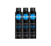 Syoss Shampoing sec Volume Lift (3 x 200 ml) - Shampoing sec pour une coiffure volumineuse - Shampoing sec sans résidus pour plus de fraîcheur sans lavage