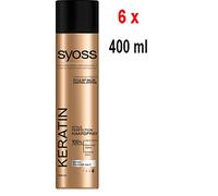 Syoss Style Perfection Lot de 6 laques pour cheveux à la kératine tenue extra forte 6 x 400 ml