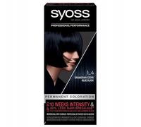 Syoss Teinture pour les cheveux 1-4 Bleu marine Noir x2