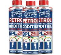 SYPRIN Additif de Système essence Injecteur de carburant de Entretien de la valve Essence complémentaire additifs de carburant complémentaire 3x250 ml