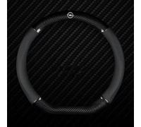 SYQCM Couvre Volant Voiture pour Opel Corsa F 2019-2024, Housse Caches Volant Couvre Protégé Volant Voiture Respirant Antidérapant (37mm-38mm),B