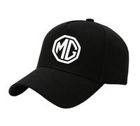 SYQCM Voiture Casquette Baseball pour MG 4 EV MG4 Electric 2022 2023 2024, Voiture Bonnet Chapeau Logo Cap Ajustable Voyage Extérieur Casquette Hommes & Femmes,A