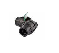 SYR Brico Fitting - Coude 90 °, 15 x 8 x 5 cm, Couleur Noir