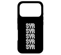 SYR : Voyages à l'aéroport de Syracuse Coque pour iPhone 17 Pro
