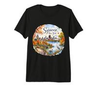 Syracuse, New York, New York, États-Unis T-Shirt Haut de Gamme