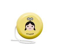SYRAKOUS Mitoyoyo Athena, Yo-Yo STEM en bois, jeu éducatif et collectionnable, défier la gravité, vivre la mythologie grecque ! Pour les filles et les enfants à partir de 6 ans, déesse de la sagesse