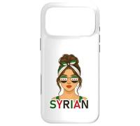 Syrian Girl New Syria Flag Syrian Girlfriend Wife Coque pour iPhone 17 Pro Max