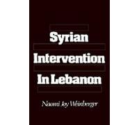 Syrian Intervention In Lebanon