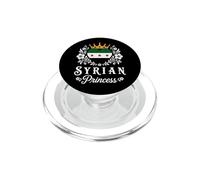 Syrian Princess Syria Flag Proud Syrian Girl PopSockets PopGrip pour MagSafe