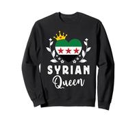 Syrian Queen Syria Flag Proud Syrian Woman Sweatshirt