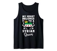 Syrian Queen Syrian Wife Girlfriend Syria Flag Débardeur