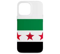 Syrie Nouveau Drapeau Syrien Cœur Fière Démocratie Fête Nationale Coque pour iPhone 13 Pro Max