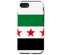 Syrie Nouveau Drapeau Syrien Cœur Fière Démocratie Fête Nationale Coque pour iPhone SE (2020) / 7/8