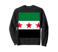 Syrie Nouveau Drapeau Syrien Cœur Fière Démocratie Fête Nationale Sweatshirt
