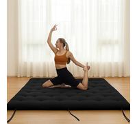 Syrinx Matelas futon de sol japonais, tatami pliable, tapis de couchage pour adultes et enfants, lit de sol enroulable ou coussin de banc