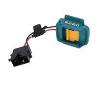 Syrisora Adaptateur de Batterie, Kit de Conversion de Batterie avec Connecteur de Faisceau de Câbles et Porte-fusible 40 A pour Lithium-ION BL1850 BL1860 BL1840 BL1830 18 (Connecteur Noir)