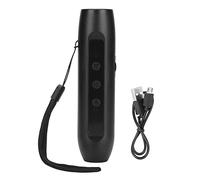Syrisora Appareil de contrôle de barking portable - Écorce à ultrasons - Appareil de dissuasion pour chien - 6 couleurs de lumière - Écran LED - Commandes portables pour l'intérieur