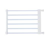 Syrisora Barrière Courte pour Chien, Barrière Basse Extensible pour | Acier au Carbone et ABS, Largeur Réglable, Installation sans Perçage, Accès Facile, adapté aux Petits Animaux de compagnie.