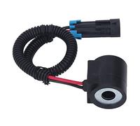 Syrisora Bobine D'électrovanne D'excavatrice, Bobine électrique Universelle 6309311 avec Construction en ABS et en Alliage D'aluminium, pour les Modèles de Chargeuses Compactes Bo
