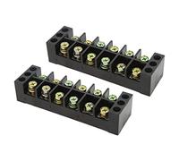 Syrisora Bornier 60A à Courant élevé, Câblage Facile, Connexion du | Coque PC Résistante aux Hautes Températures, Vis M6 pour Conducteur de 0,5 à 10 mm², Adaptée à la Distribution D'énergie