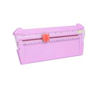 Syrisora Coupe-Papier, Coupe-Papier Léger et Efficace Facile à Utiliser avec et Positionnement Précis, Mini Portable de Remplacement Pratique pour A4 10 Pièces (13930 violet lilas)