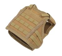 Syrisora Gilet pour Bouteille de Bière, Mini Veste de Support pour Refroidisseur de Boissons Molle, pour Diverses Fêtes, Vacances et Activités de Plein Air, avec Matériau en Nylon, Décore (Kaki)