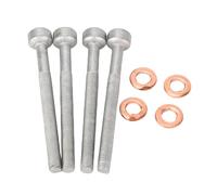 Syrisora Kit de Réparation des Boulons de Laveuses D'Injecteur, Boulon D'Injecteur et Laveuse, Carburant Injecteur de la Buse de Buse Kit de Boulon de Colonne