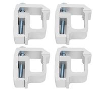 Syrisora Lot de 4 Colliers de Serrage Universels pour Camionnettes, sans Installation de Perçage, avec Alliage D'aluminium de qualité Supérieure pour Sécuriser la Couverture de Ca