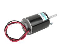 Syrisora Moteur électrique CC à Aimant Permanent 30 W, 12/24 V 3500/7000 | Stator en Fil de Cuivre, Roulements à Billes, Couple de 1 Kgf·cm, pour Machine à Barbe à Papa ou Broyeur D'établi
