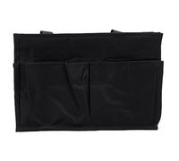 Syrisora Organisateur D'outils de Chevet, Sac de Rangement Suspendu en Tissu Robuste avec 1 Grande Poche et 2 Petites Poches en Filet, pour Lit superposé, Dortoir, Barrière de Lit,