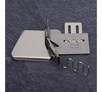 Syrisora Ourleur de Couture - Biaisieur Industriel 4 Plis en Acier Inoxydable pour Ourlets de Vêtements, Ne Nécessitant Pas le Changement du Pied-de-biche - Compatible avec les Ma (22mm)