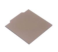 Syrisora Plateau de Construction pour Imprimante 3D, Plaque Flexible Double Face en Acier à Ressort en Poudre PEI 165 X 165 Mm avec Base Magnétique, Compatible avec la Plupart des