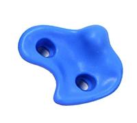 Syrisora Prises d'escalade, Lot de 10, Ergonomiques, en PE, avec Texture Rocheuse et Vis Professionnelles, pour l'escalade en Intérieur et en Extérieur, pour Enfants et Adultes. (Bleue)