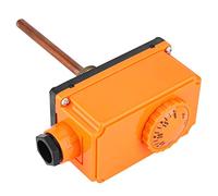 Syrisora Régulateur de Température de Thermostat de Tuyau D'eau Chaude à Filetage Mâle G1/2, Démarrage à Haute Température 90C, avec Structure Verticale, pour Canalisation D'eau Chaude