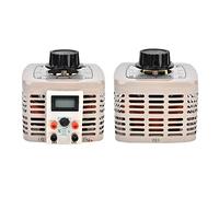Syrisora Régulateur de Tension monophasé 220 V, Stabilisateur AC 1 KVA pour | Sortie D'onde Sinusoïdale Pure, Réglable de 0 à 250 V, Protection contre les Surcharges jusqu'à 60 isolation B,