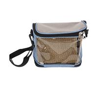 Syrisora Sac à Dos de Transport pour Oiseaux, Cage de Voyage pour Perroquets avec Fenêtre Transparente, Mailles D'aération Anti-accrochage, Tissage en Rotin Anti-Morsure pour Peti (Bleue)