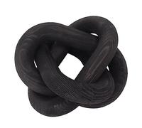 Syrisora Simple et élégant, adapté à Vous, Décorations pour la Maison en Chaîne en Bois, Style Agora, Style Bobo, Campagnard, Classique, Pin, Durable, Imprimée (Noire)