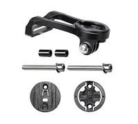 Syrisora Support D'ordinateur de Vélo, Support de Compteur de Vitesse de Vélo en Aluminium et en Plastique, avec Adaptateur pour GPS et Chronomètre de Cyclisme Bryton (Noir)