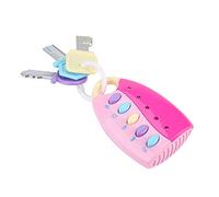 Syrisora Télécommande de Voiture pour bébé, Clés de Jouet Musicales pour Les Tout-Petits, Jeu de Simulation éducatif avec Son et Lumières, Rose ou Bleu pour bébé, Tout-Petit (Rose)