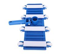 Syrisora Tête D'aspirateur de Piscine Flexible, Robuste Robuste avec Roues, Pinceau Inférieur et côté, pour Divers Types de Piscines, Installation et Fonctionnement Simples