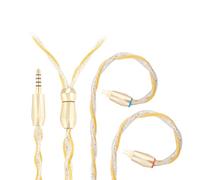 SYRNARN - Câble détachable 0.78-2PIN 4.4mm IEM 0.78mm pour JH13v2, UE5 Pro, UE18+, W80, 64 Audio - Cuivre monochristallin UPOCC 7N - Connecteur OCC HiFi 2PIN 4.4